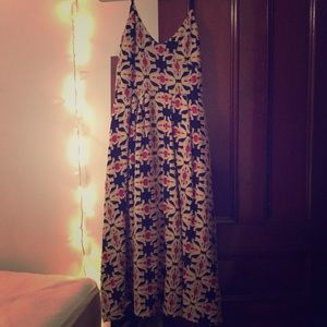 H&M Embroidered Midi Dress